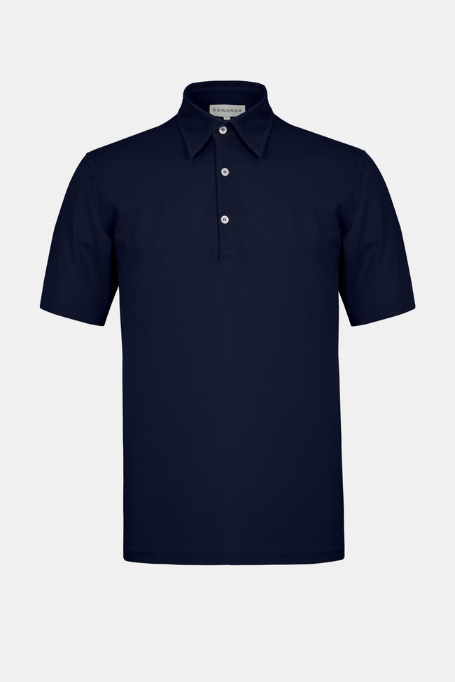  Erkek Lacivert Polo Yaka T-Shirt