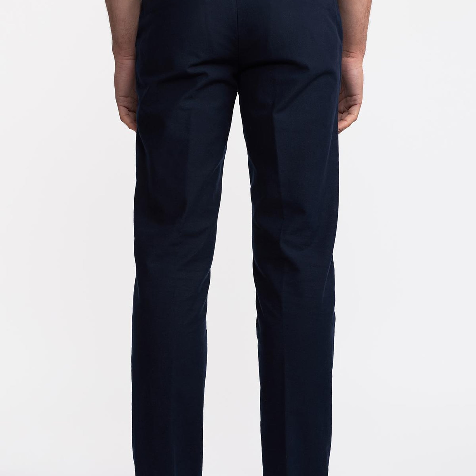 Erkek Lacivert Chino Pantolon