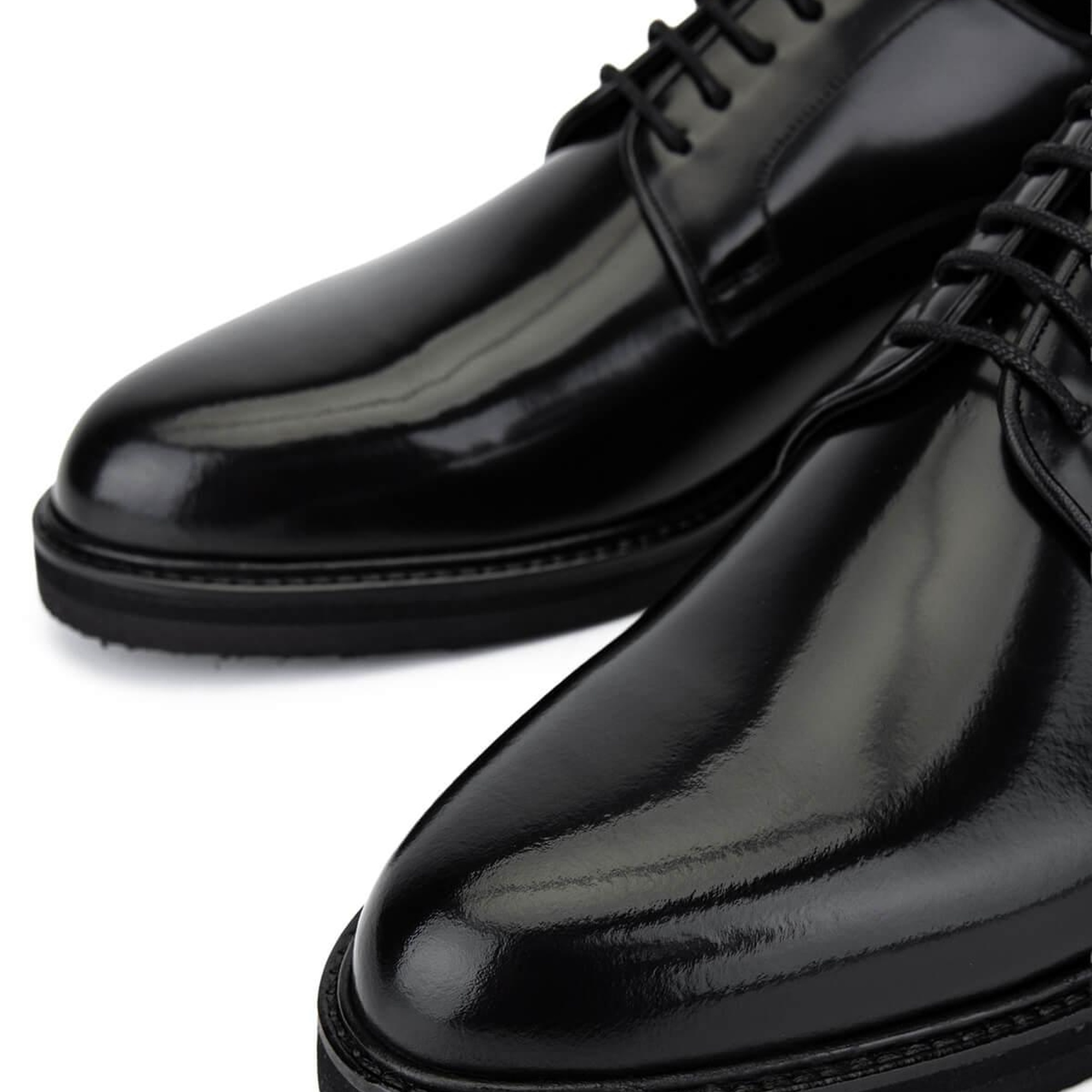 Tamer Tanca Erkek Hakiki Deri Siyah Açma Klasik Ayakkabı