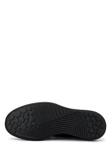  Tamer Tanca Erkek Hakiki Deri Siyah Casual Ayakkabı