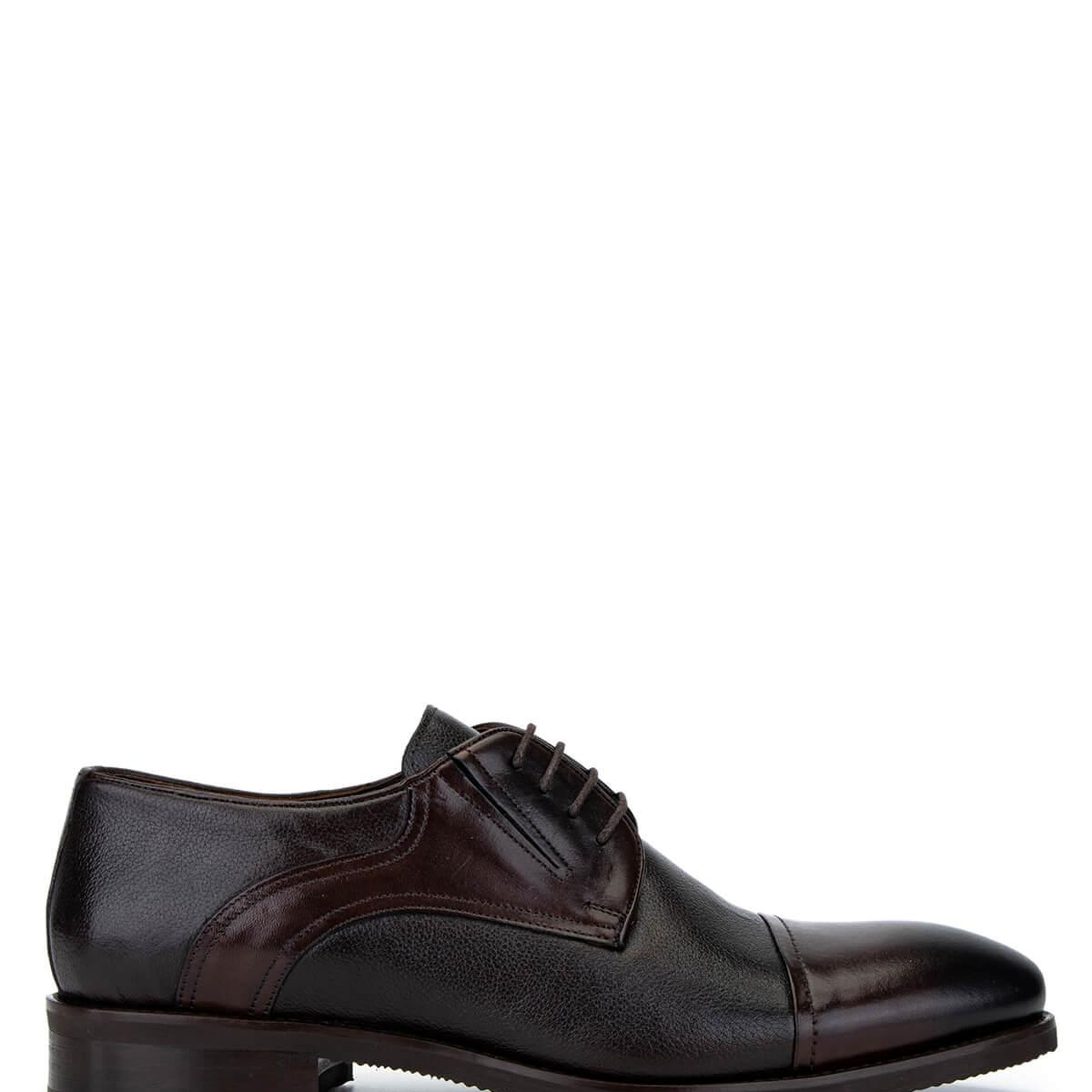 Tamer Tanca Erkek Hakiki Deri Kahverengi Klasik Ayakkabı