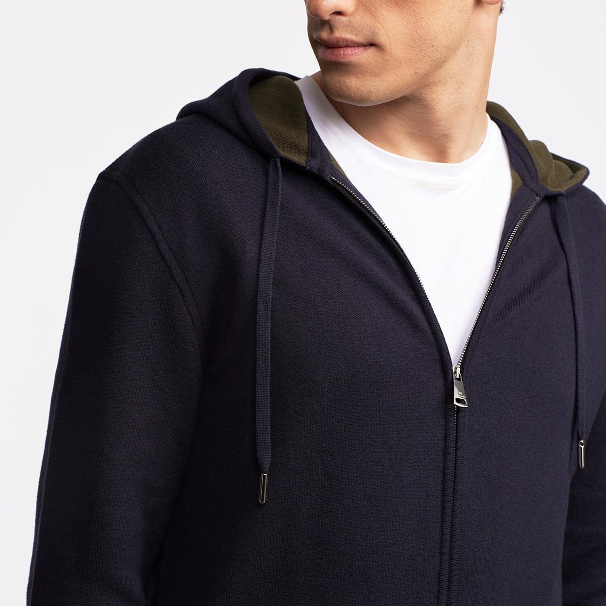 Erkek Lacivert Kapüşonlu Eşofman Takımı