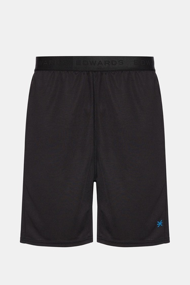  Erkek Siyah Activewear Şort
