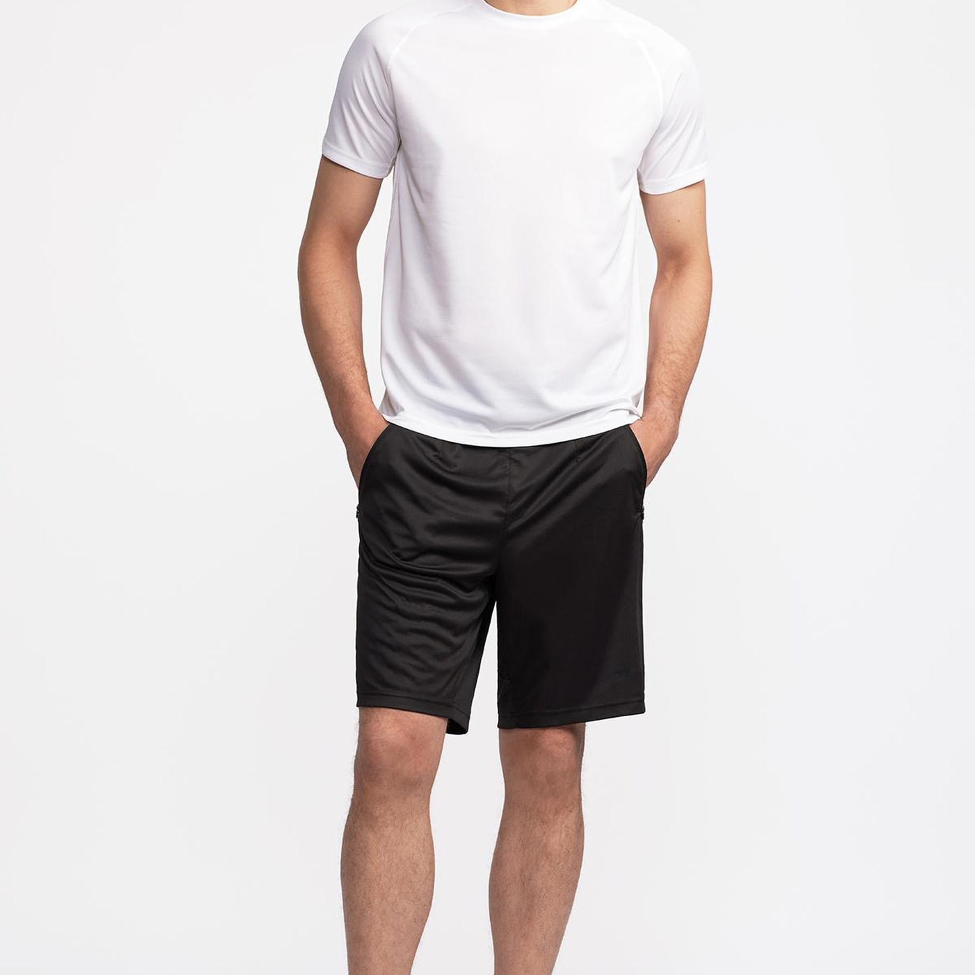 Erkek Siyah Activewear Şort