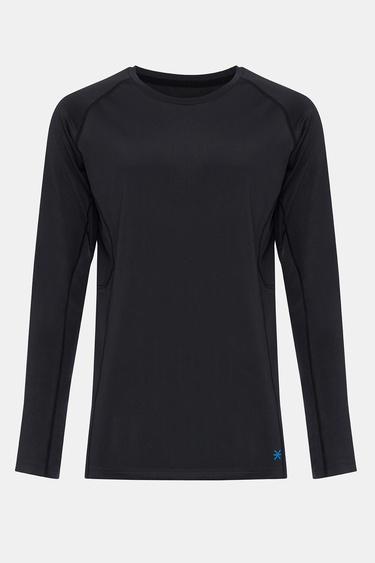  Erkek Siyah Activewear Uzun Kollu T-Shirt