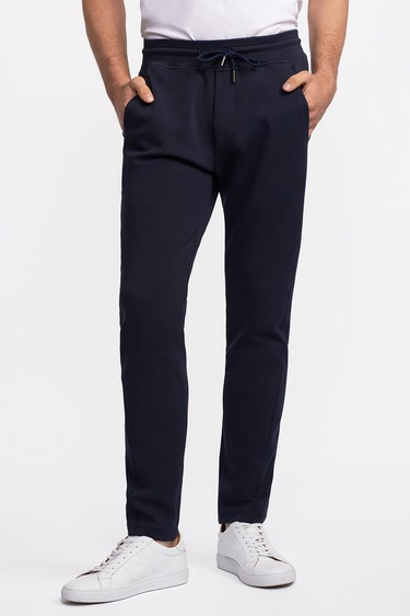  Erkek Lacivert Pamuklu Eşofman Takımı