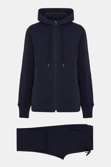  Erkek Lacivert Pamuklu Eşofman Takımı