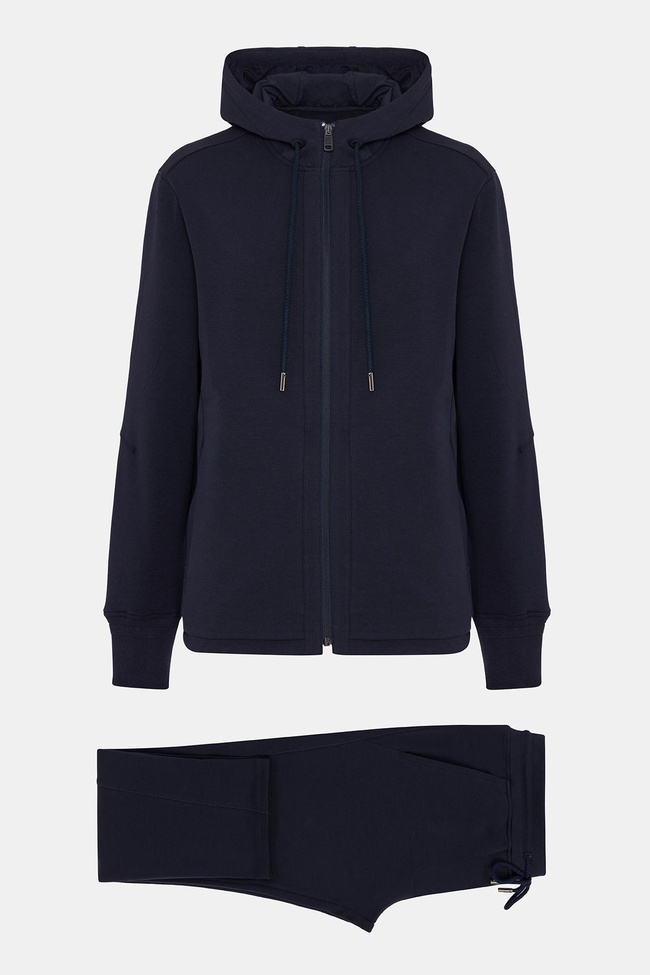  Erkek Lacivert Pamuklu Eşofman Takımı