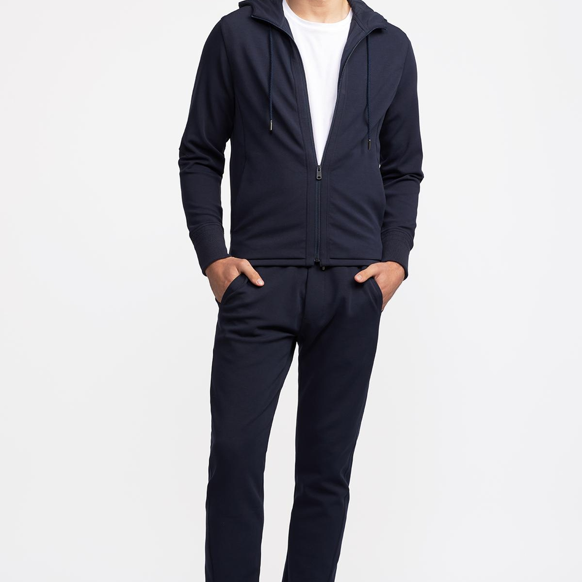 Erkek Lacivert Pamuklu Eşofman Takımı