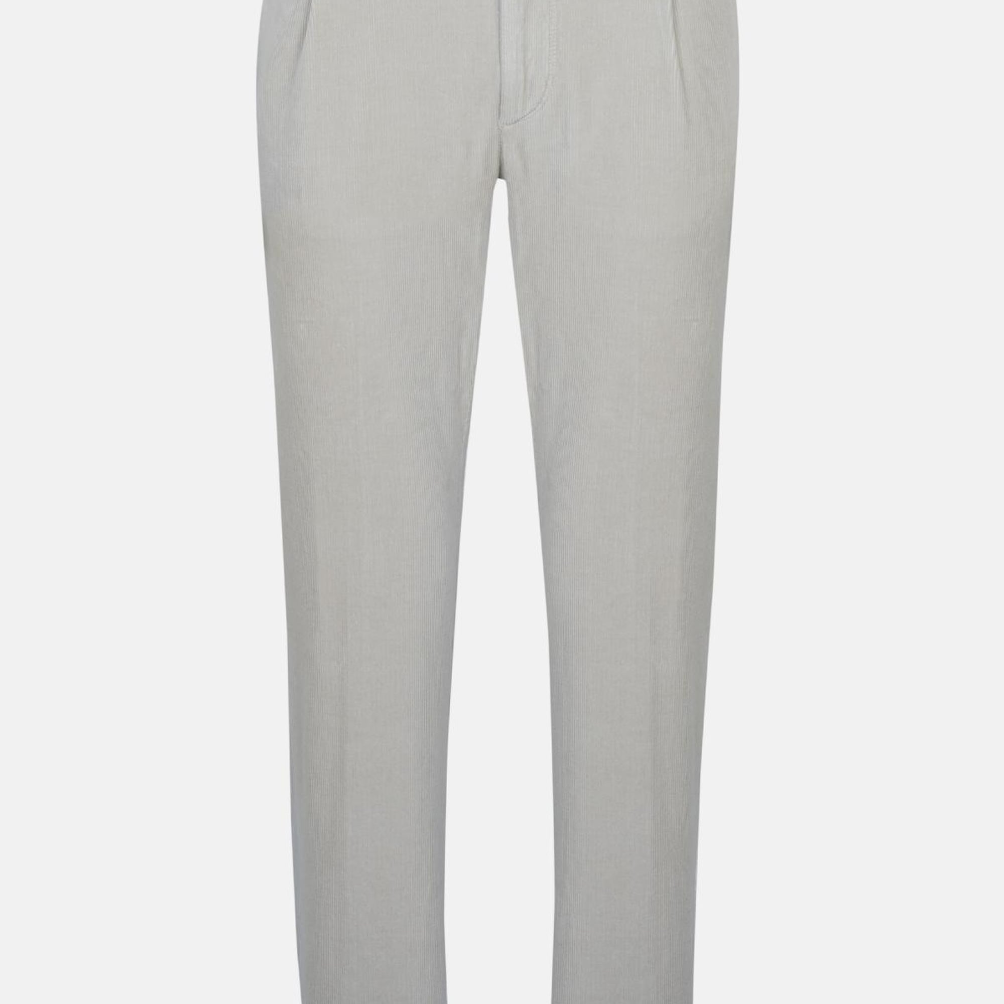 Erkek Bej Kadife Chino Pantolon