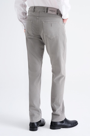  Erkek Gri 5 Cep Pantolon
