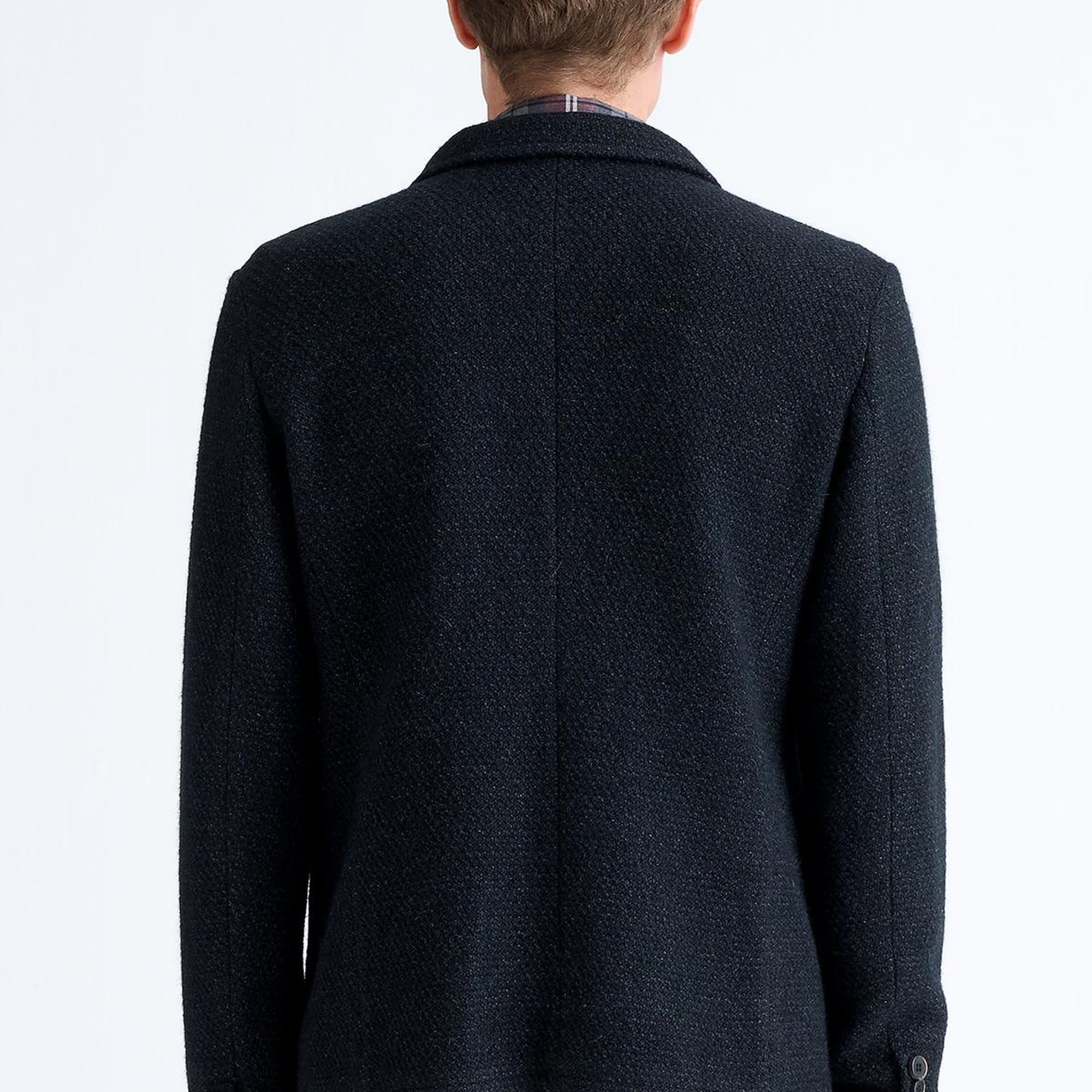 Erkek Gri Yün Ceket