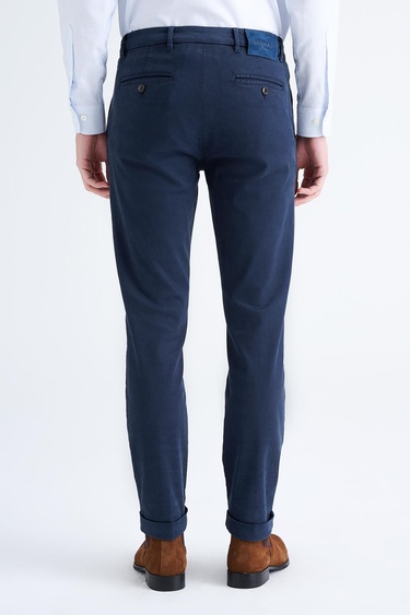  Erkek Lacivert Chino Pantolon