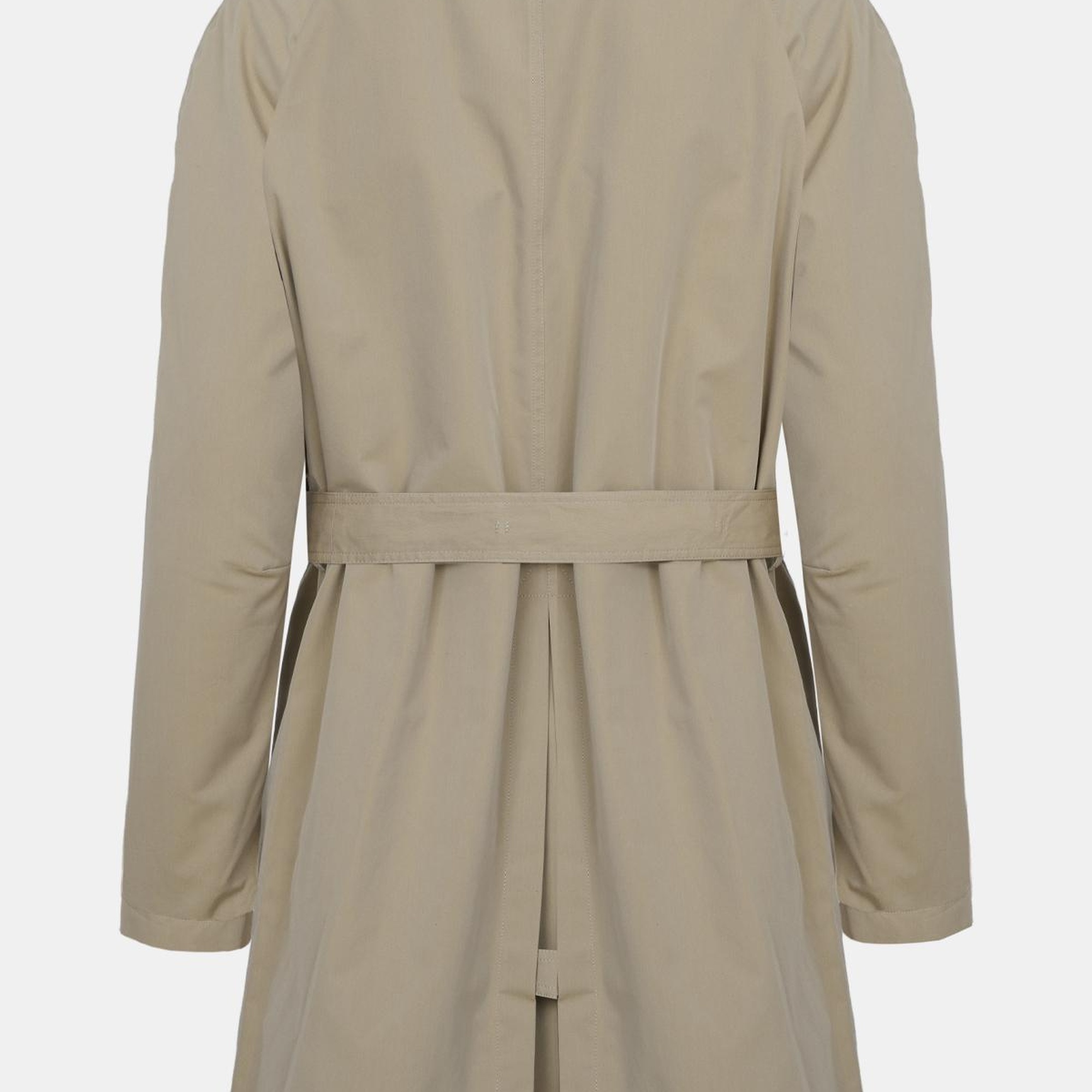 Erkek Bej Kruvaze Klasik Trençkot