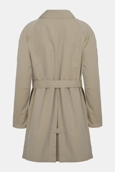  Erkek Bej Kruvaze Klasik Trençkot