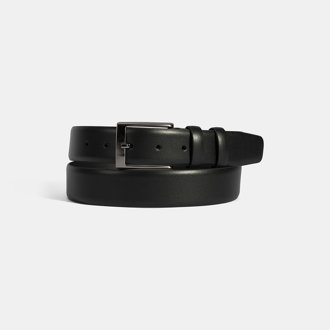  Erkek Siyah Deri Klasik Kemer