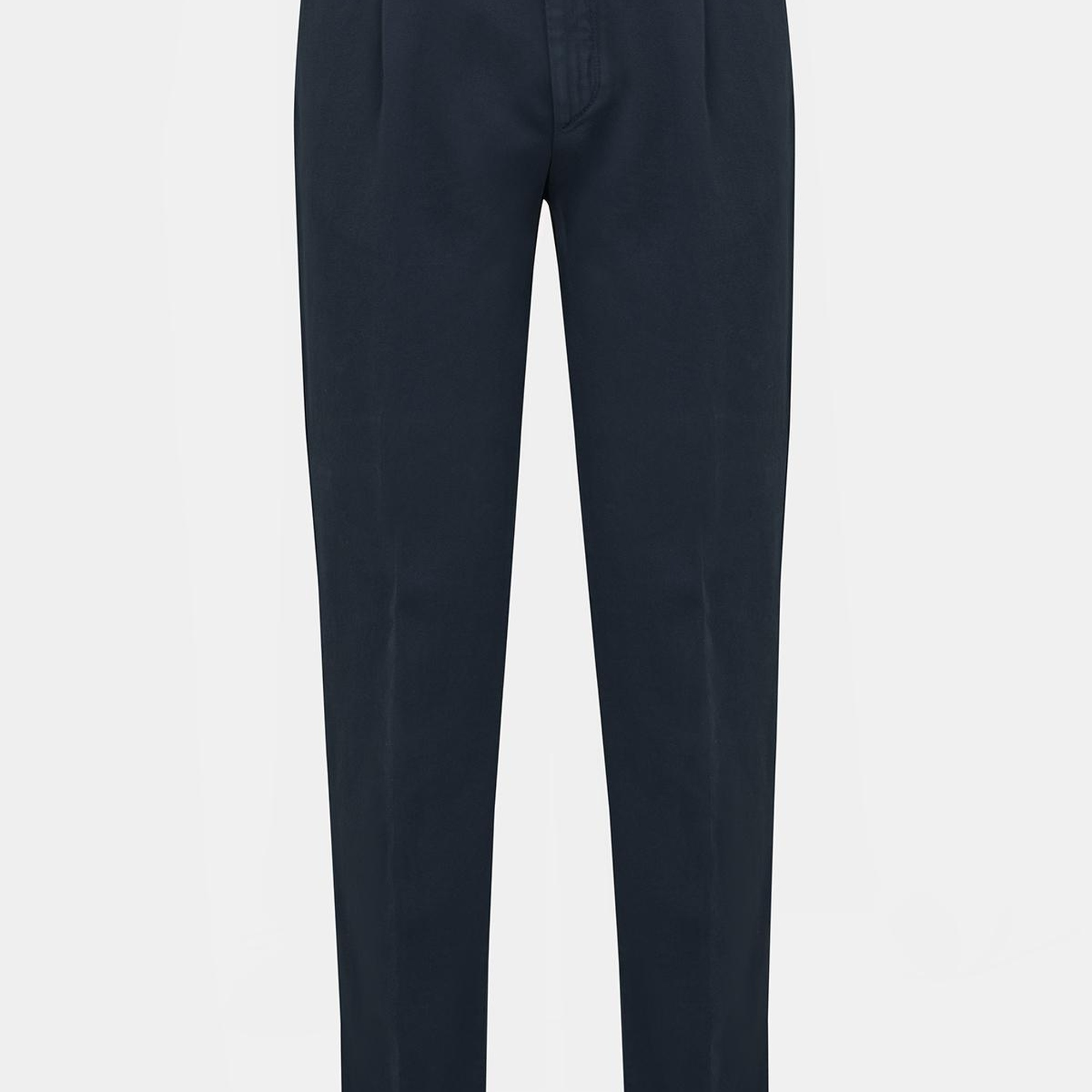 Erkek Mavi Kaşmir Gabardin Chino Pantolon