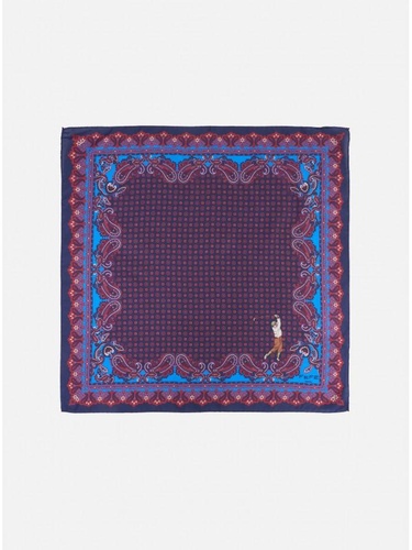  Erkek Lacivert Yün Fular