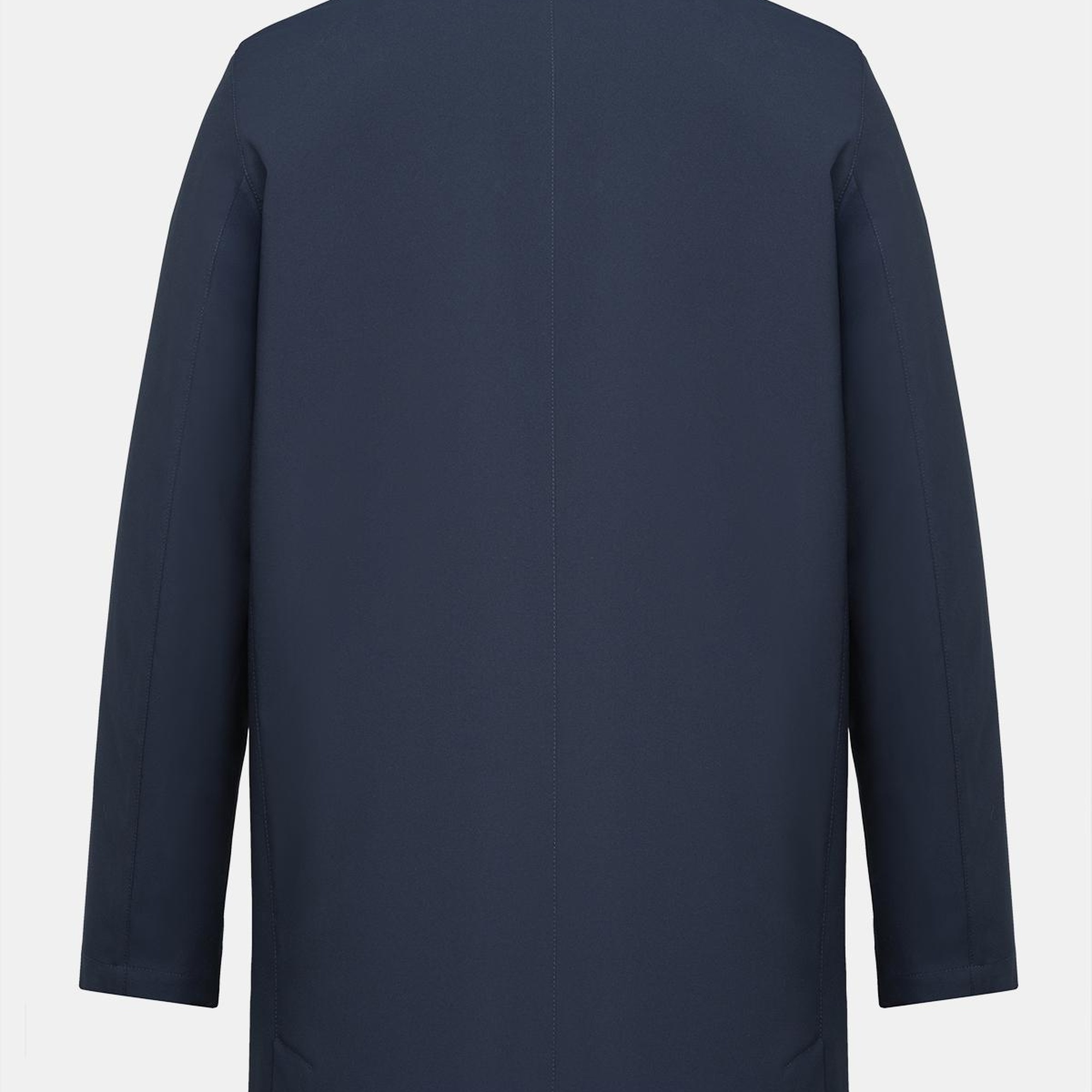 Erkek Lacivert Su Geçirmez Trençkot