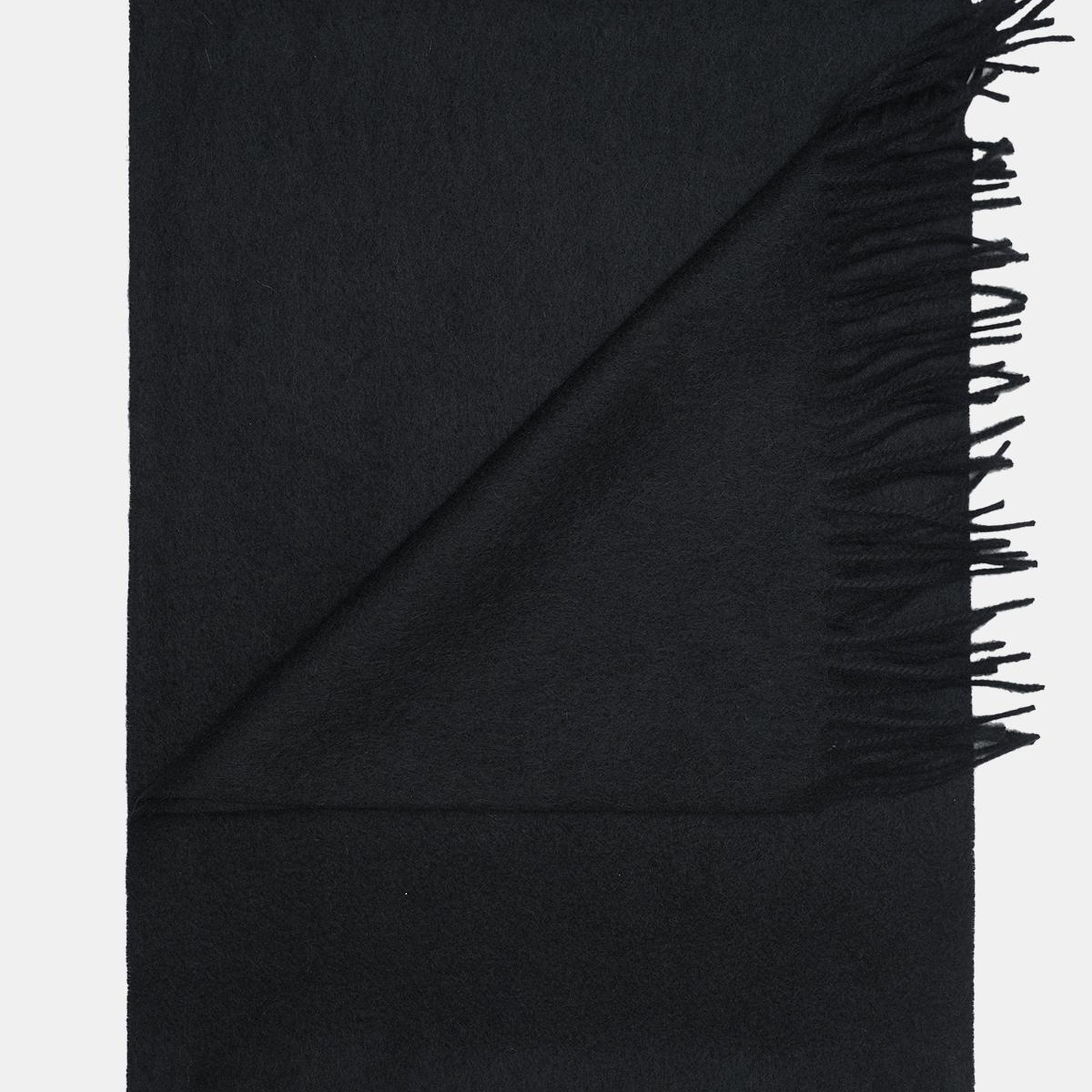 Erkek Siyah Kaşmir Kaşkol