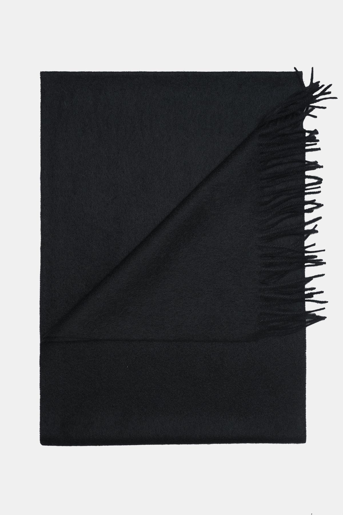  Erkek Siyah Kaşmir Kaşkol