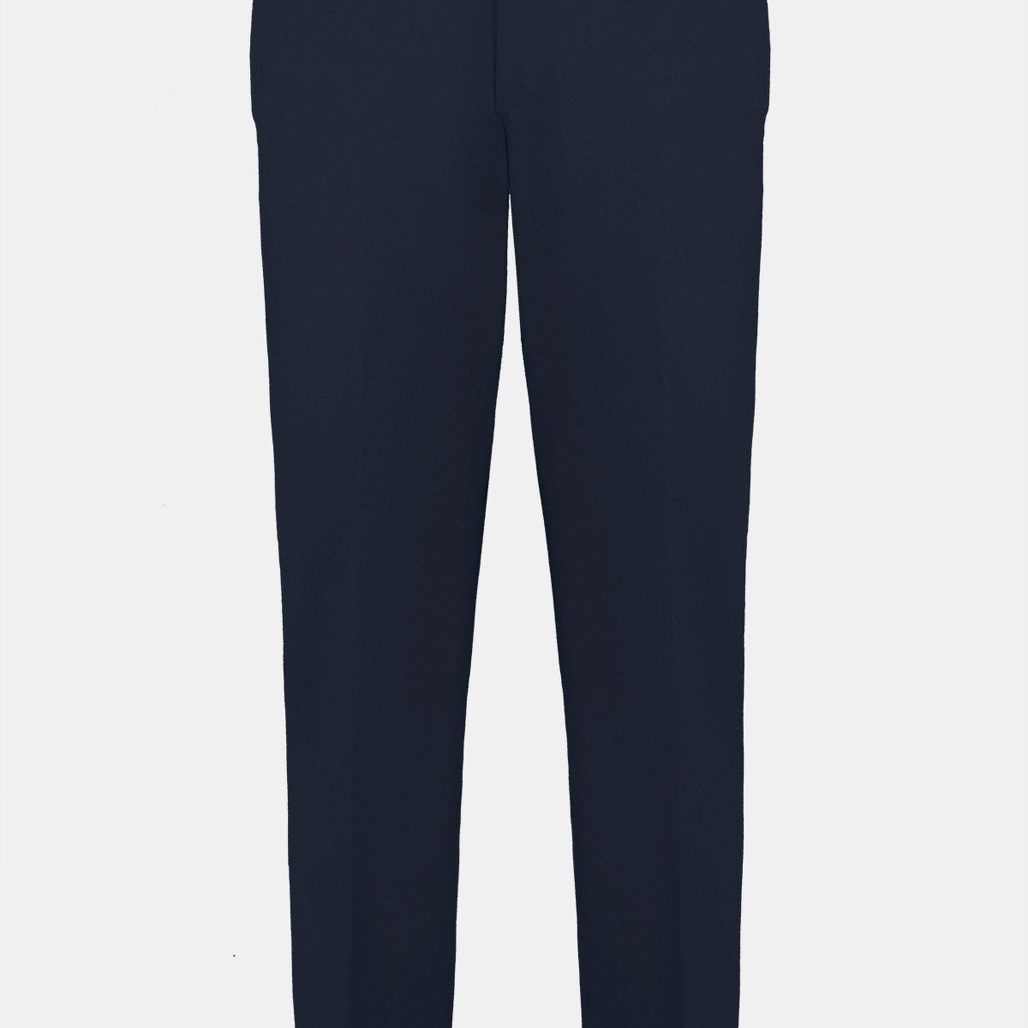 Erkek Lacivert Slim Fit Chino Pantolon