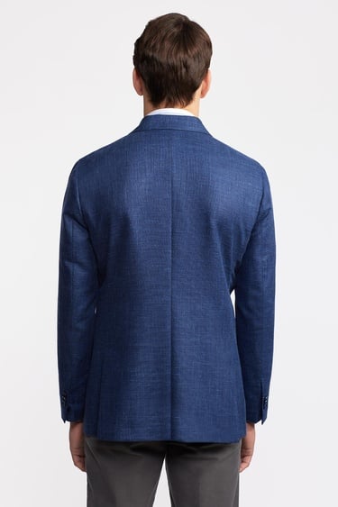  Erkek Delfino Lacivert Yün Ceket