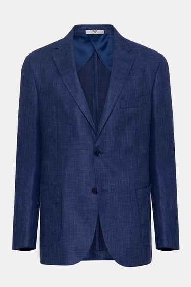  Erkek Delfino Lacivert Yün Ceket