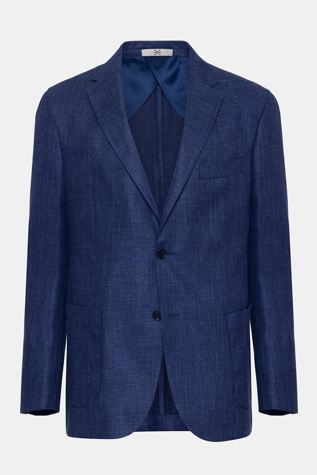  Erkek Delfino Lacivert Yün Ceket