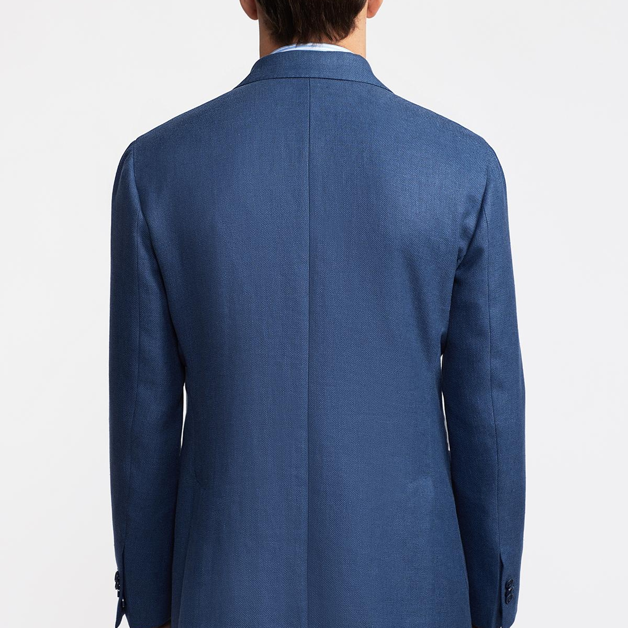 Erkek Delfino Lacivert Keten Ceket