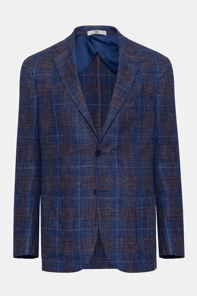  Erkek Delfino Lacivert Yün Ceket