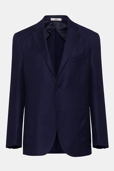  Erkek Delfino Lacivert Yün Ceket