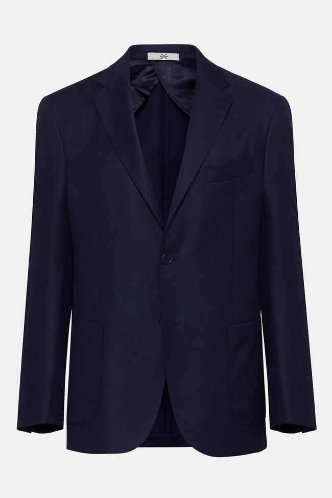  Erkek Delfino Lacivert Yün Ceket