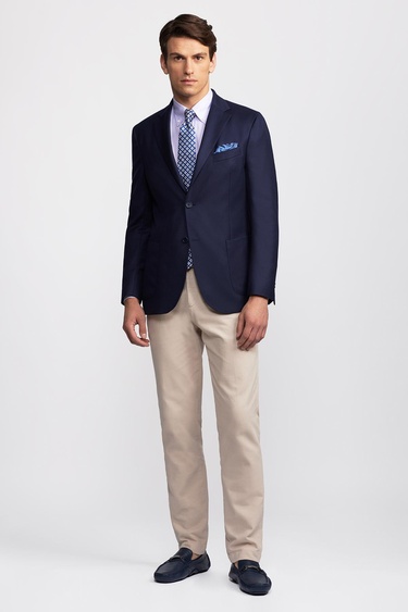  Erkek Delfino Lacivert Yün Ceket