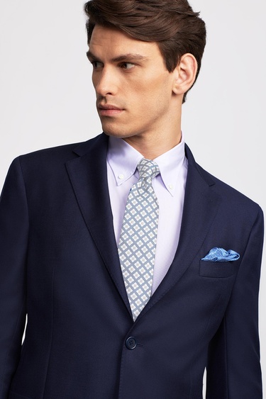  Erkek Delfino Lacivert Yün Ceket