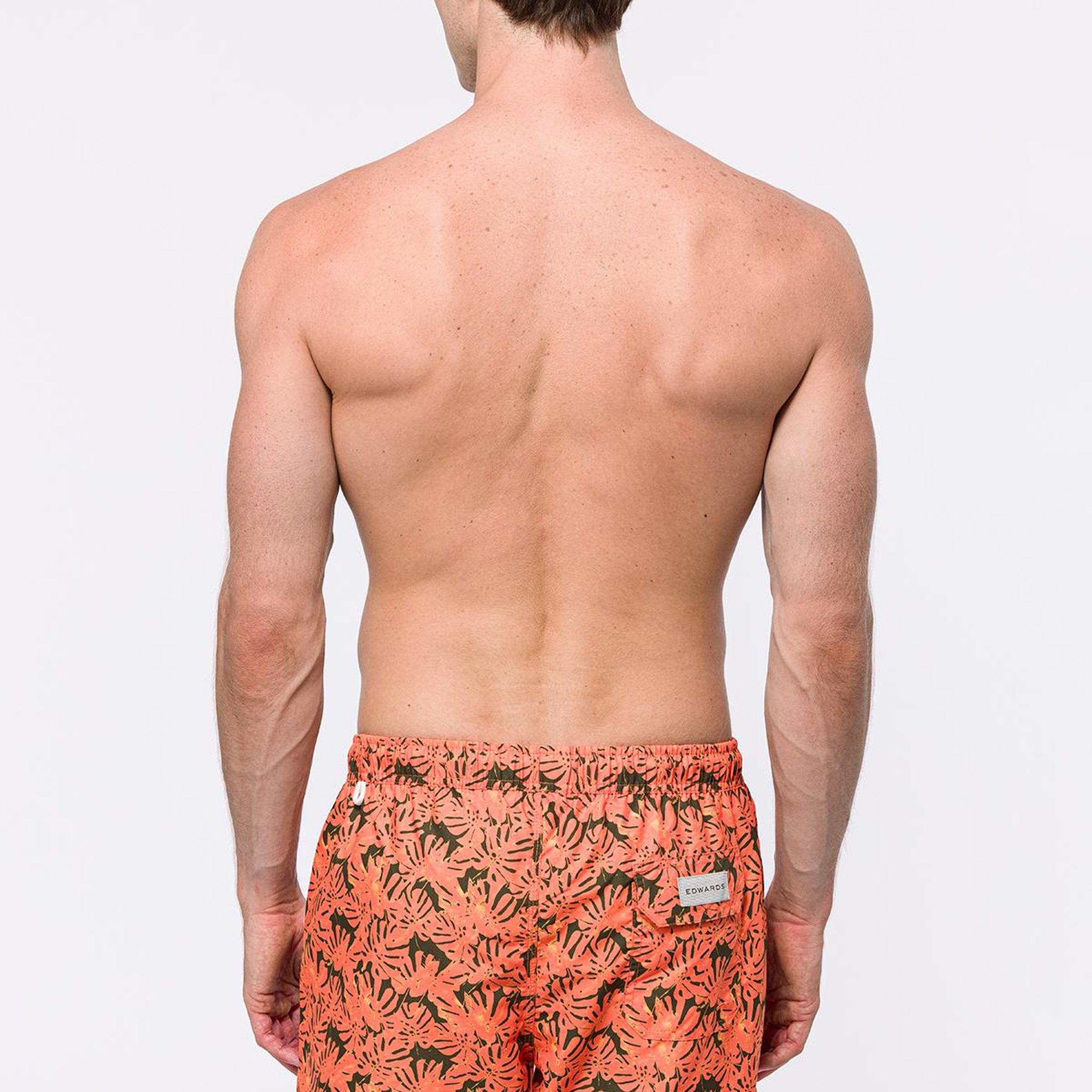 Erkek Pembe Baskılı Mayo Şort