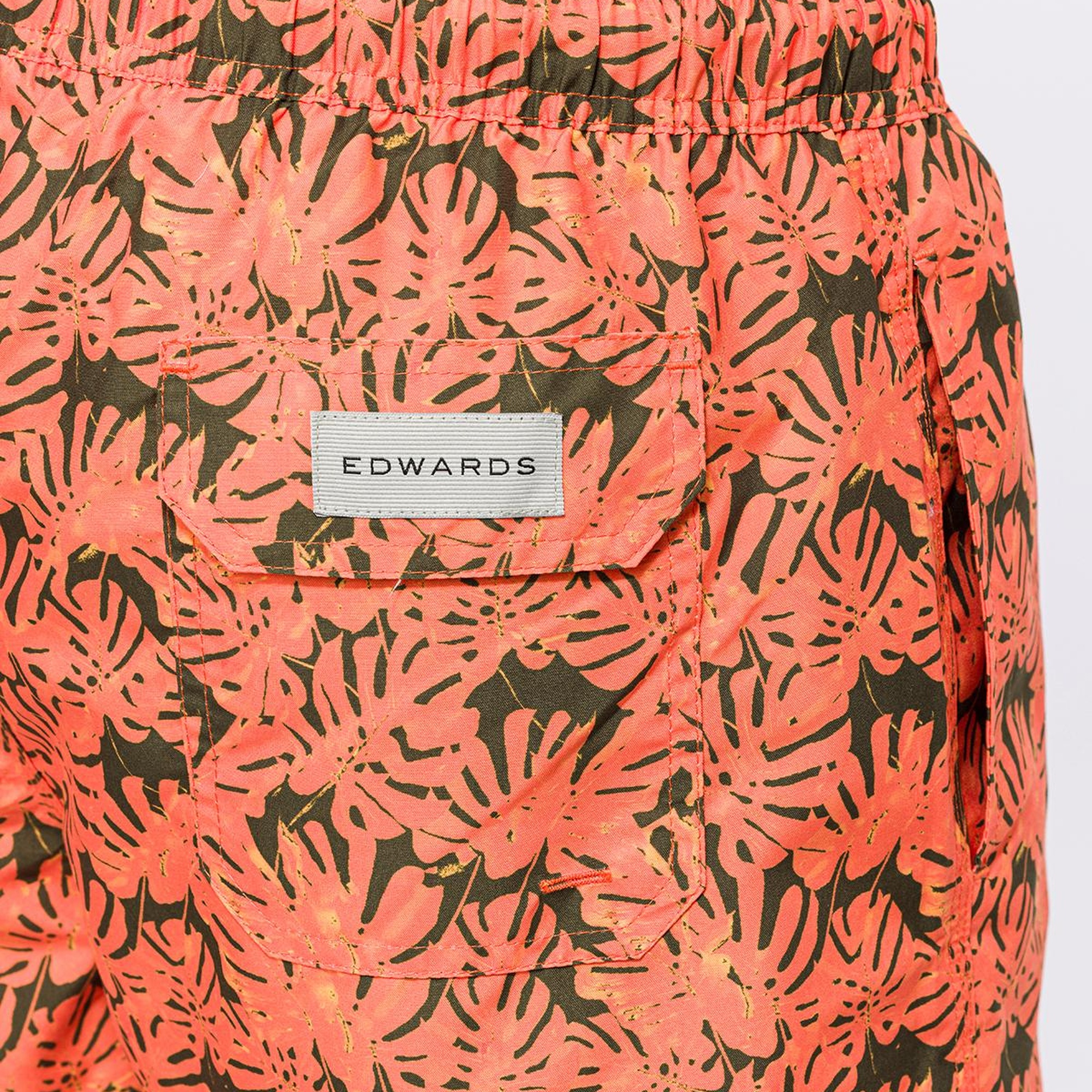 Erkek Pembe Baskılı Mayo Şort