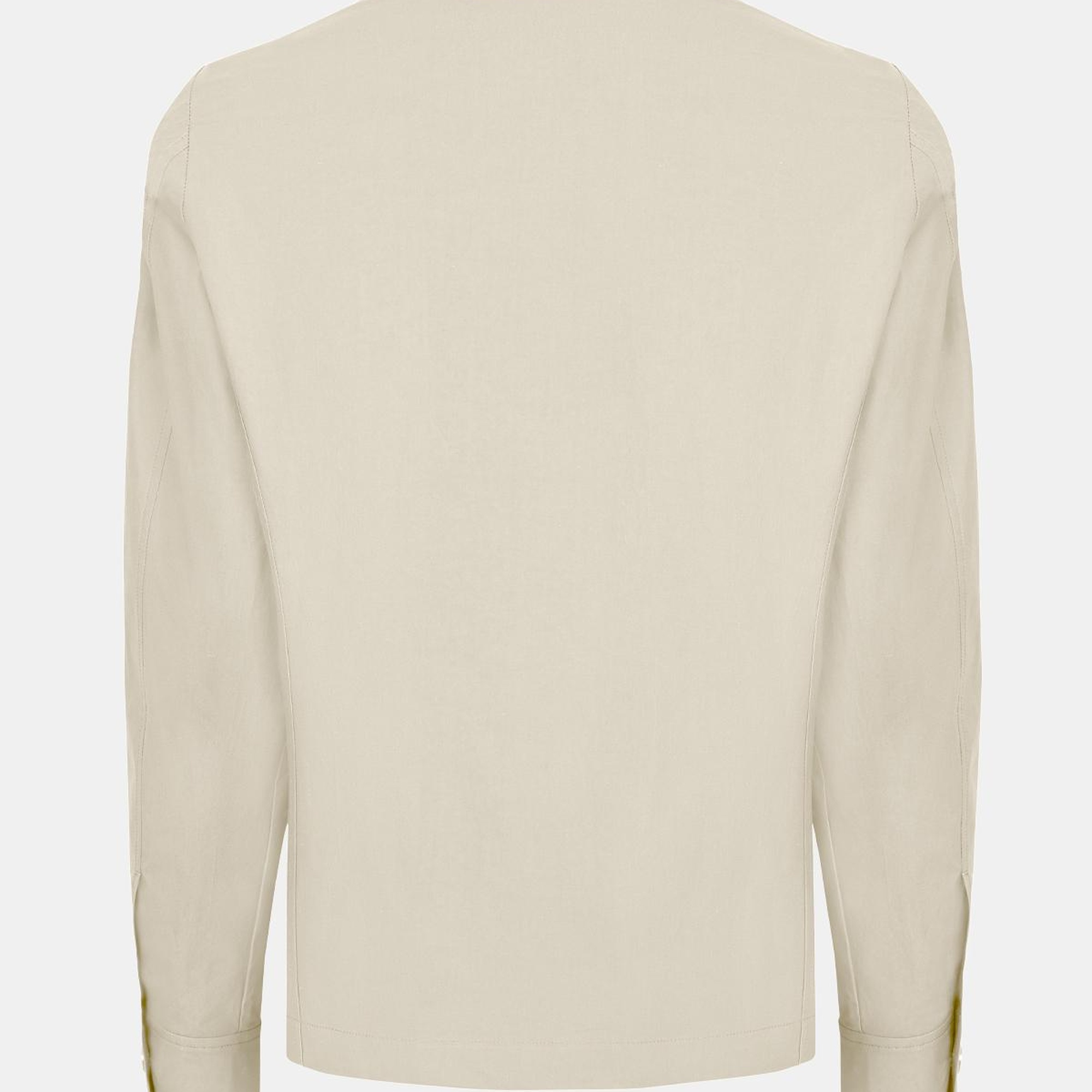 Erkek Bej Paraşüt Kumaşlı Gömlek Ceket