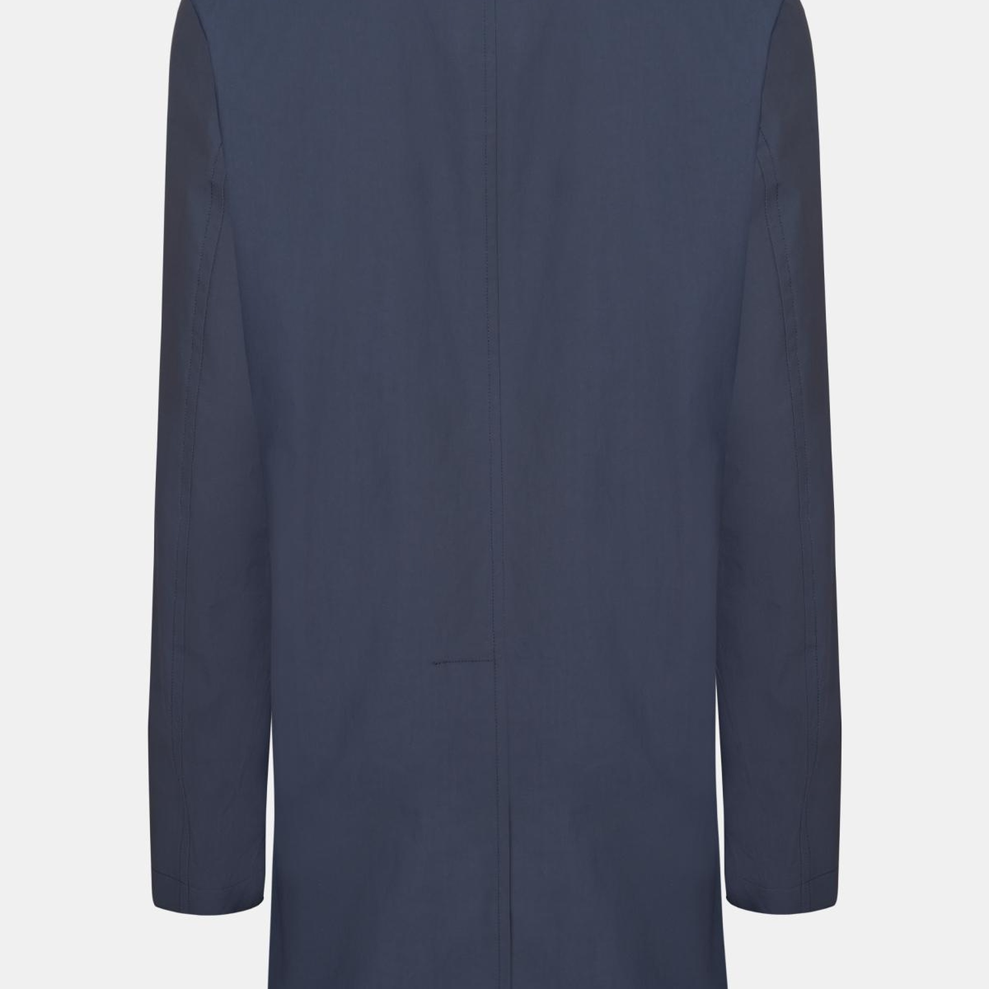 Erkek Lacivert Paraşüt Kumaşlı Trençkot