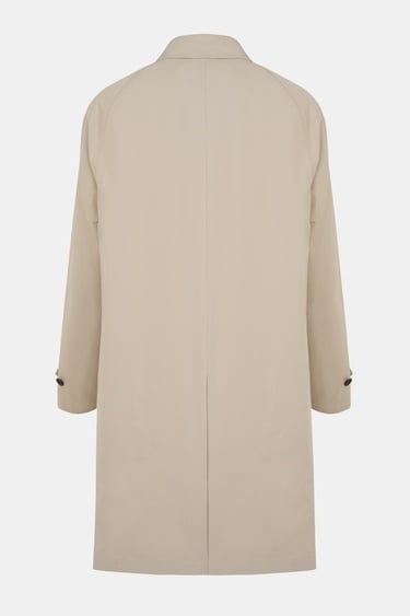  Erkek Bej Reglan Kollu Trençkot