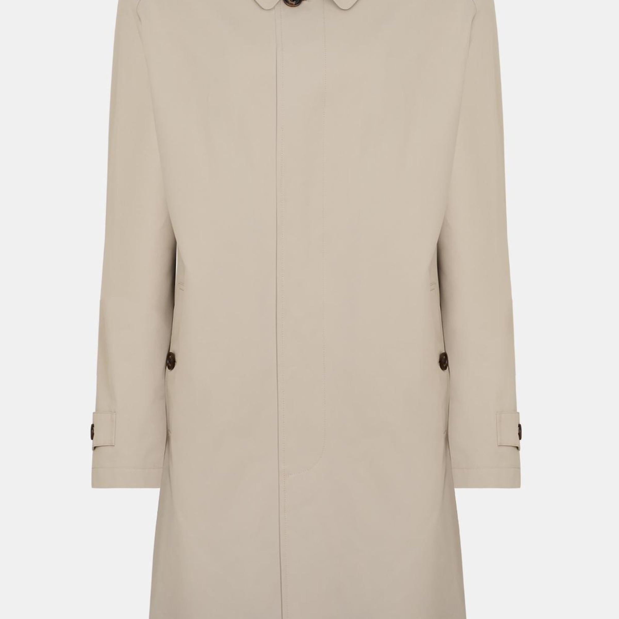 Erkek Bej Reglan Kollu Trençkot