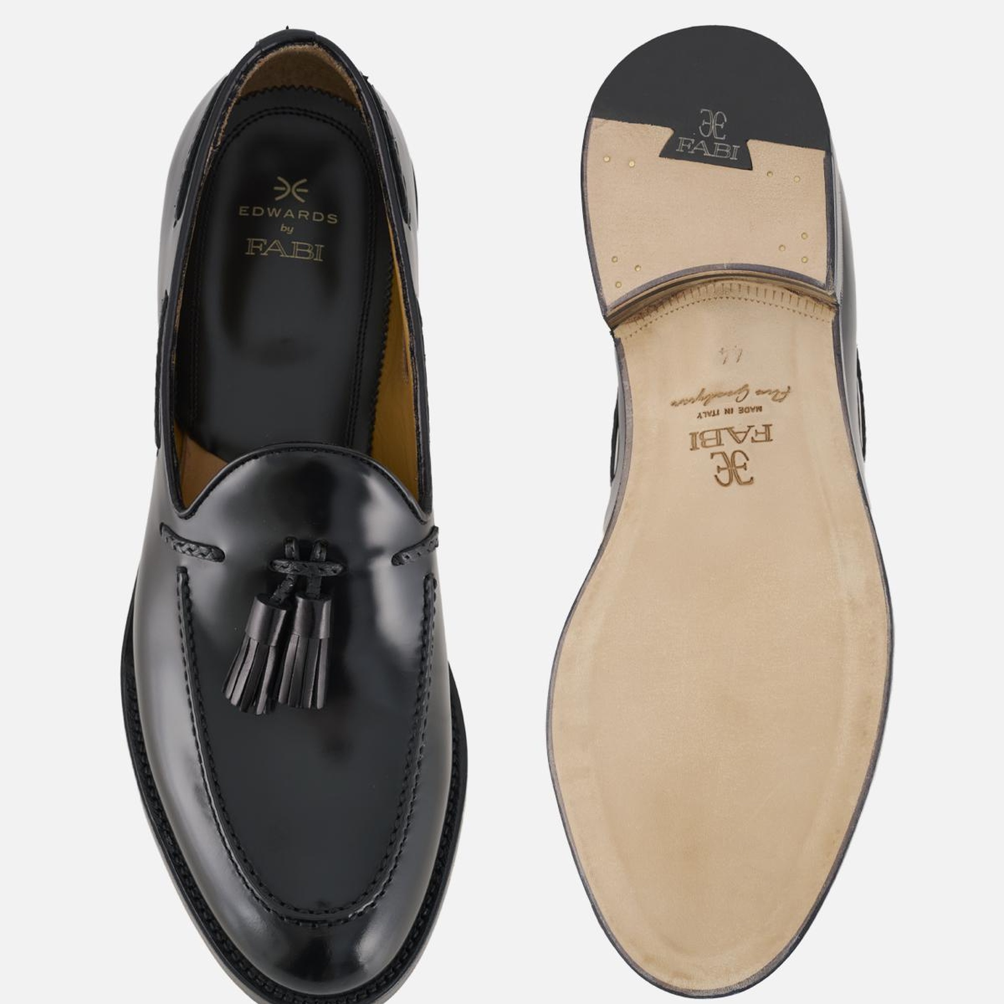 Erkek Siyah Deri Püsküllü Klasik Ayakkabı