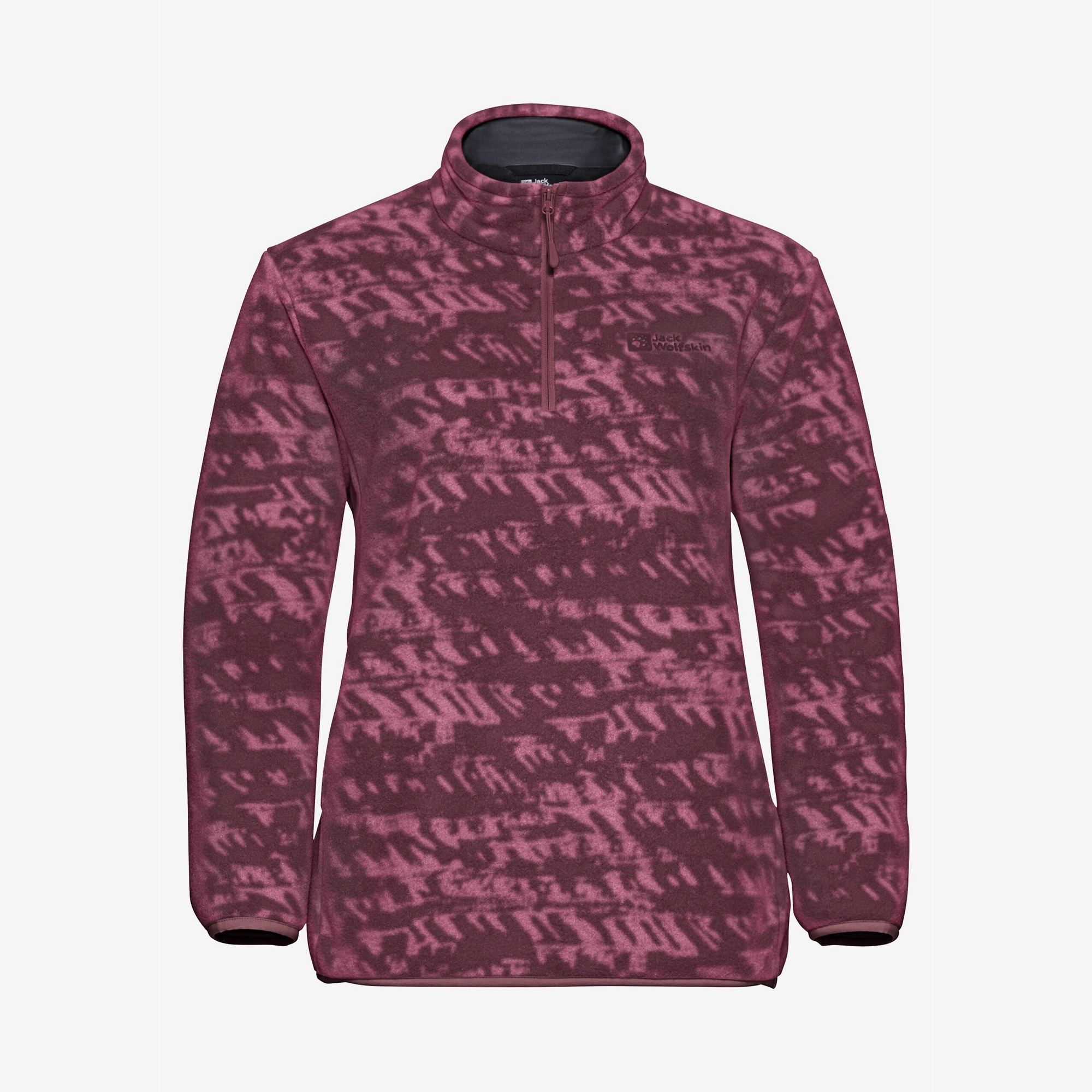 Jack Wolfskin Big Sky Half Zipped Kadın Mor Polar