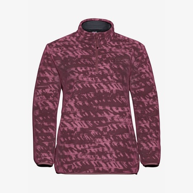  Jack Wolfskin Big Sky Half Zipped Kadın Mor Polar