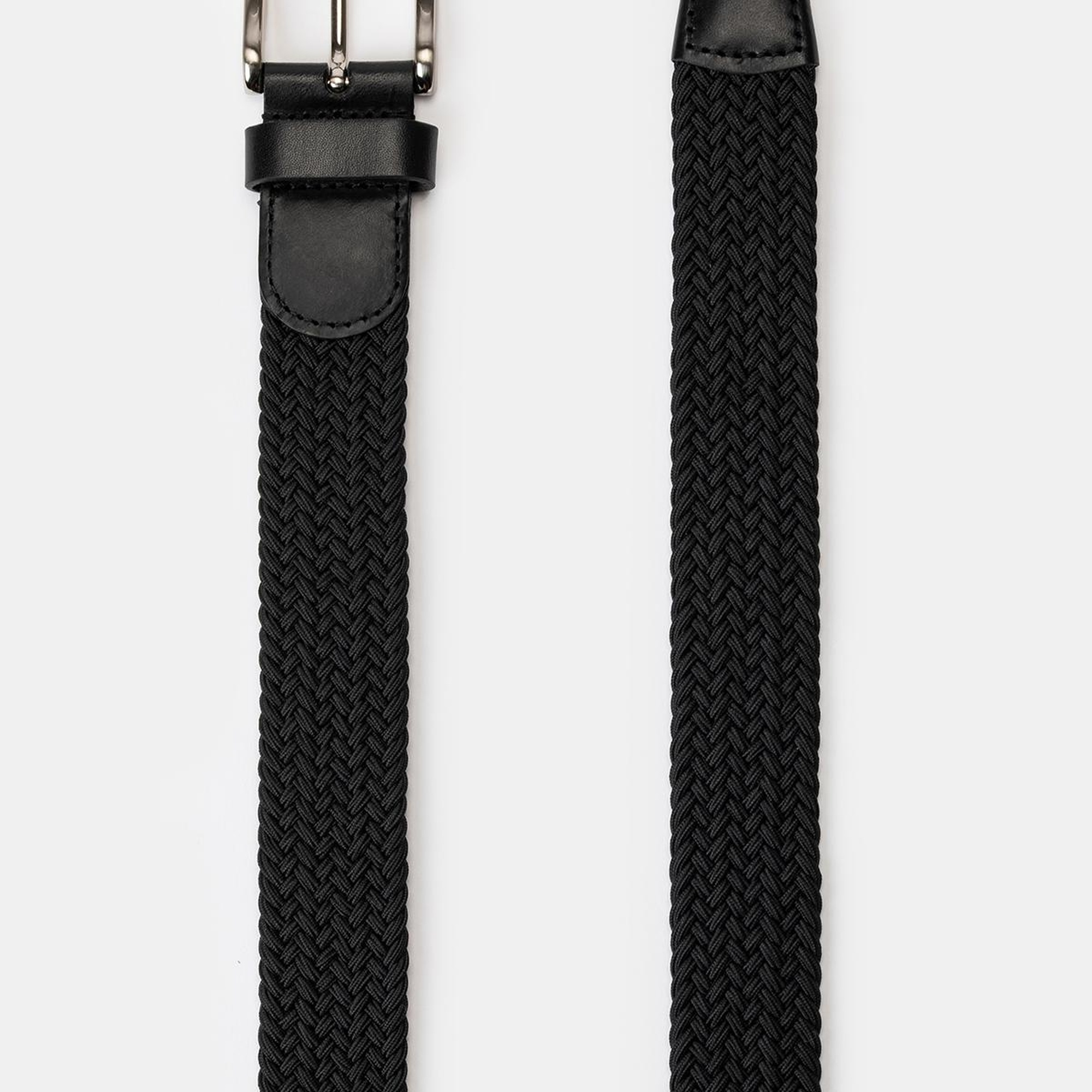 Erkek Siyah Örgü Kemer