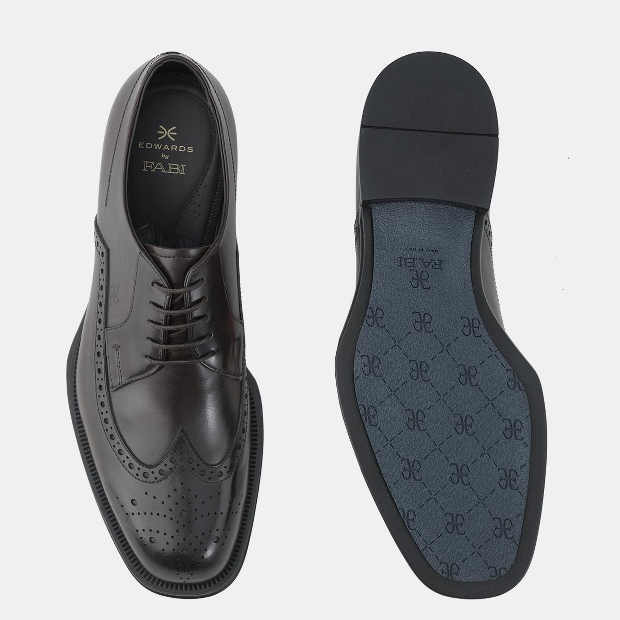 Erkek Kahverengi Deri Klasik Ayakkabı