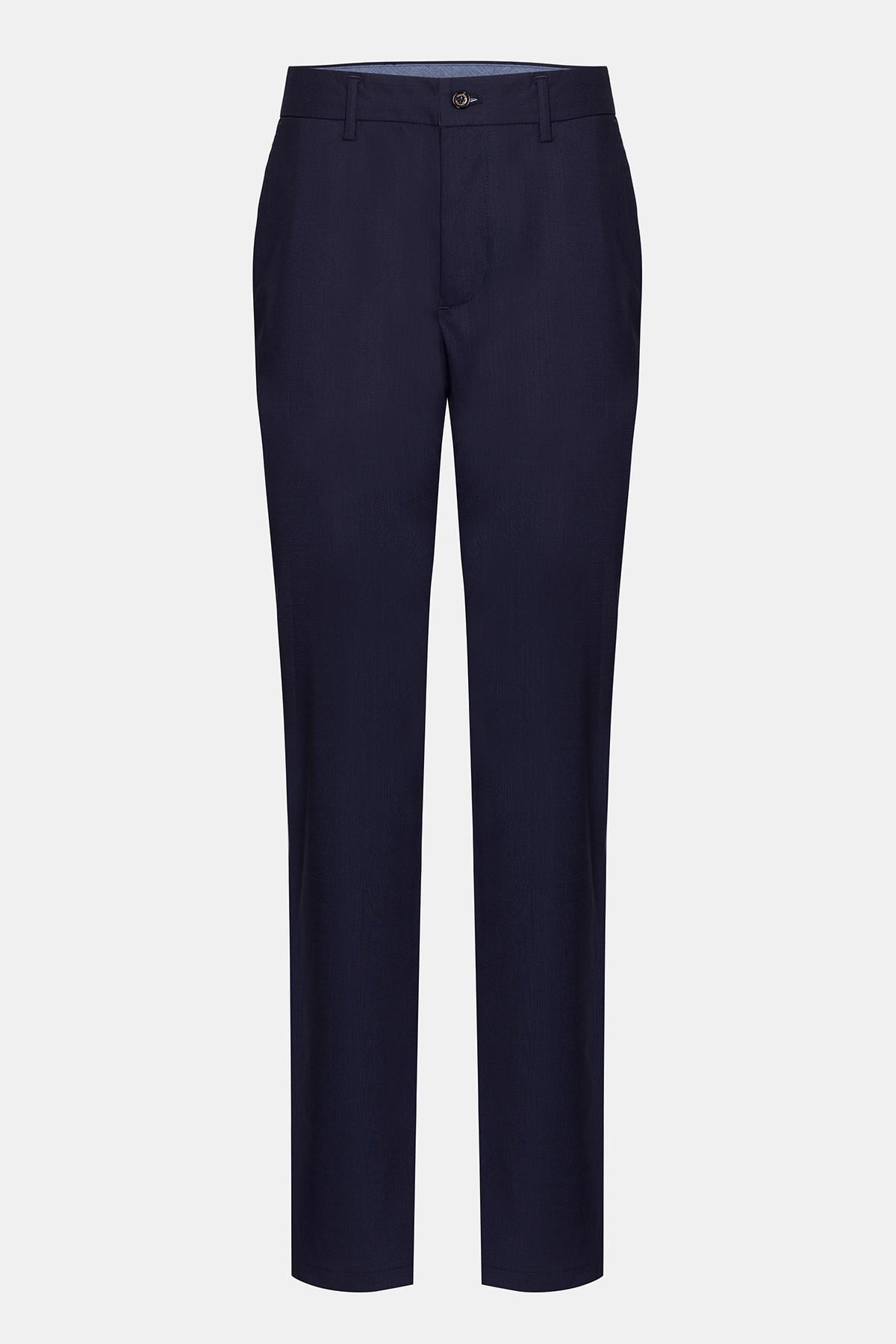  Erkek Lacivert Reda Flexo Klasik Pantolon