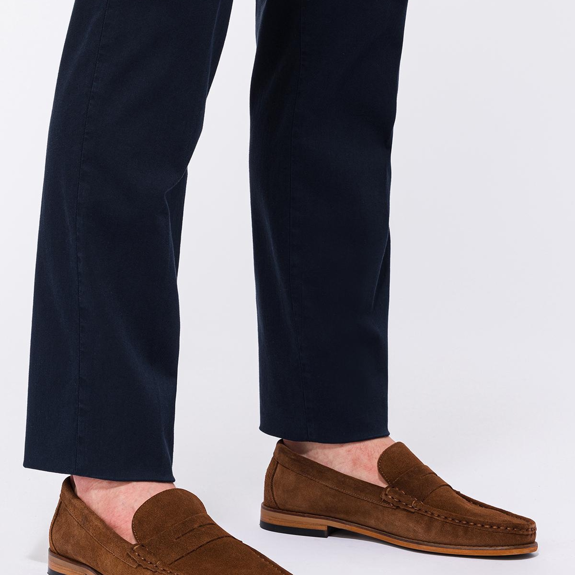 Erkek Kahverengi Süet Loafer