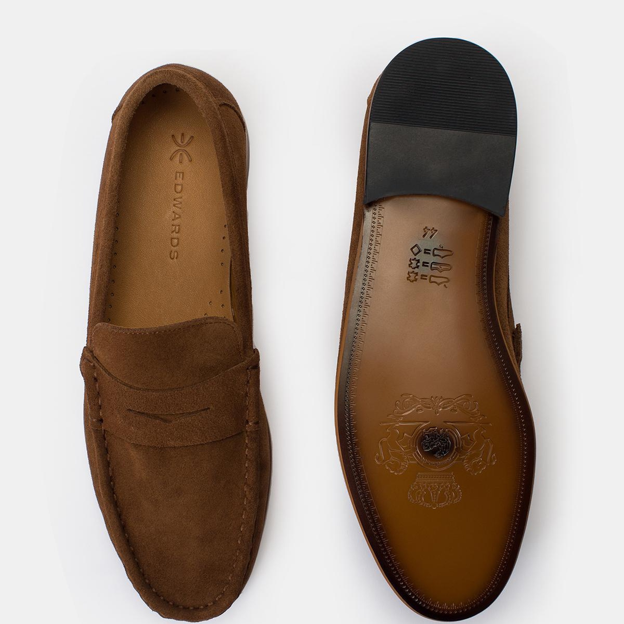 Erkek Kahverengi Süet Loafer