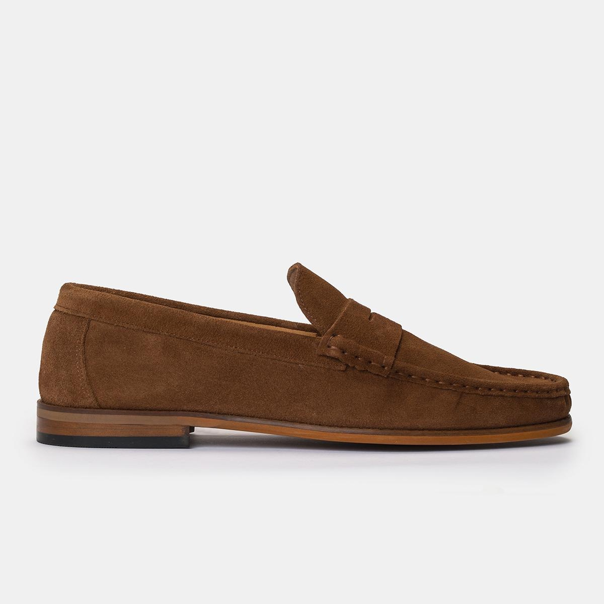 Erkek Kahverengi Süet Loafer